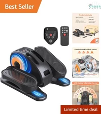 Under Desk Elliptical Machine Portable Seated Pedal Exerciser for Seniors