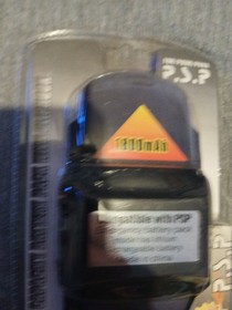 PSP Large Capacity Battery Pack 1800mah 3.7 Volt NEW Playstation Portable Nos