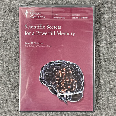 The Great Courses Scientific Secrets for a Powerful Memory DVD 2012 New Sealed
