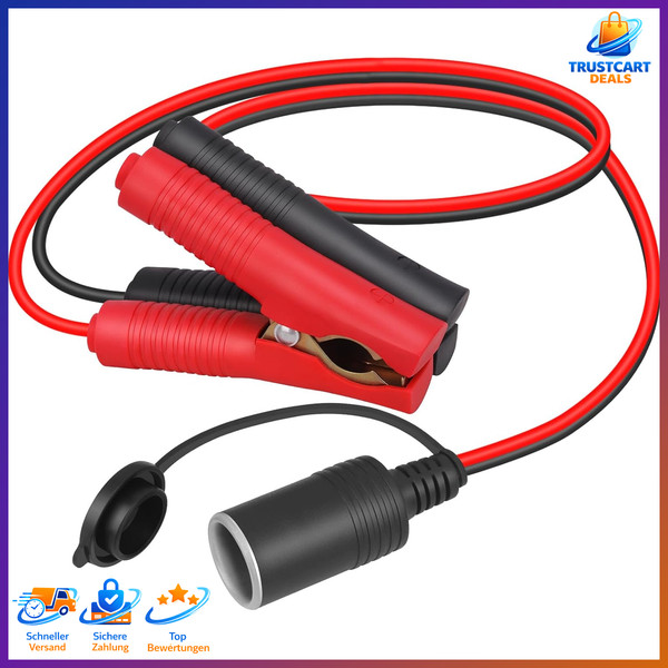ZigarettenanzüNder Kabel 12V/24V Staubdicht Wasserdicht 50Cm 14AWG 20A Auto-image