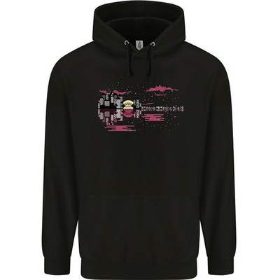Gitarre City Gitarrist Bass Akustischer Bass Kinder Hoodie