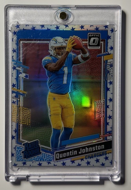 2023 Panini Donruss Optic Football Quentin Johnston Rated Rookie Stars #265 RC