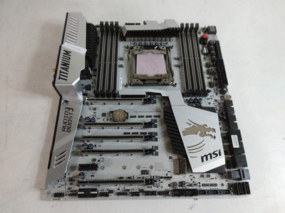 MSI X99A XPOWER GAMING TITANIUM DDR4 Desktop Mainboard Intel LGA 2011-3