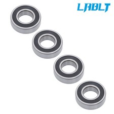 LABLT 4Pcs 62/28-2RS Deep Groove Ball Bearing 28 58 16mm Double Rubber Seals