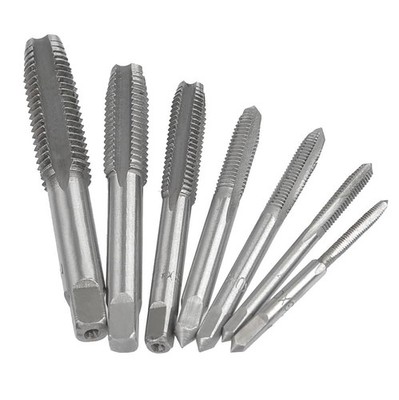 Fixinus 7 Piece Metric Thread Tap Set, HSS Tapping Tool Set M3 M4 M5 M6 M8...