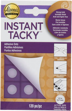 33187 Instant Tacky Dots, 120 Pieces, 1/2 Inch, Art, Craft, Wood