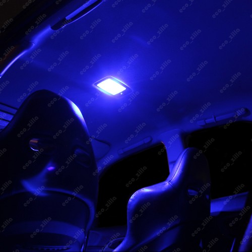 Fits 2004-2018 Subaru WRX STI BLUE LED Interior Light Accessories Kit 8 Bulbs - Picture 5 of 10