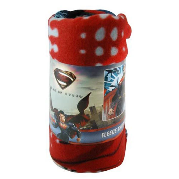 Licensed SUPERMAN Soft Fleece Throw Blanket 46 x 60 Inches DC Comics NEW - Image 2 of 2