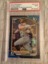 2024 Bowman Chrome Ryan Lasko #13/150 BLUE SHIMMER REFRACTOR #BCP-105 PSA 9 Mint