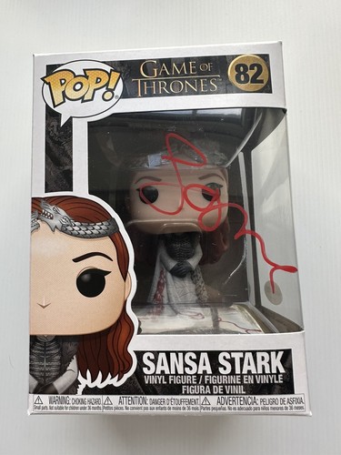 Sophie Turner AUTOGRAPH - Sansa Stark 82 - Game Of Thrones Signed Funko Pop ACOA