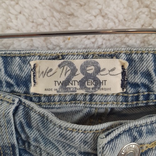 Pantalones de mezclilla para mujer FREE PEOPLE 28W 34 L Shelby de altura baja novio azul cielo nuevos con etiquetas precio de venta sugerido por el fabricante 68 £ - Imagen 6 de 17