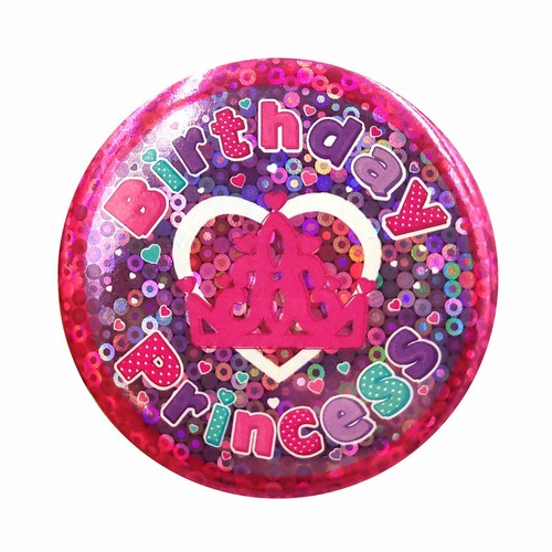 Badge Anniversaire 50 Ans – Or Rose Holographique – 7,5 Cm – Célébration 50e – Fabrication Familiale UK