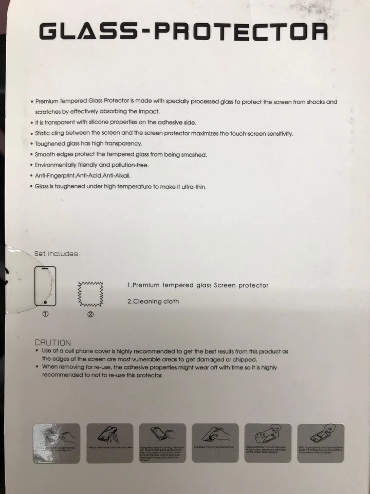 Protector de pantalla inalámbrico HR para tarjeta blister premium ZTE ZMAX Pro - transparente Foto 3 de 3