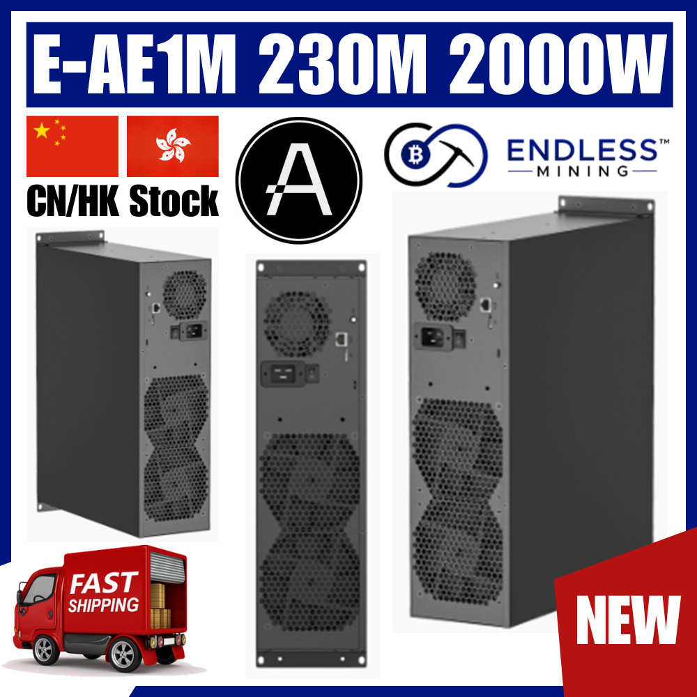 Goldshell E-AE1M 230M 2000W – ALEO Miner – Input 200~240V | Endless Mining ™️