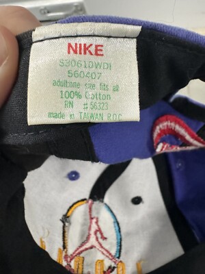 帽子 90s vintage \"NIKE AIR JORDAN 8 AQUA\" CAP Vintage Nike Air Jordan 8 VIII Aqua SnapBack Hat Jump Man Michael