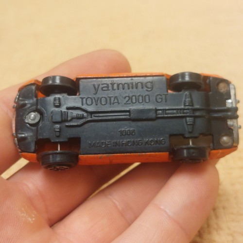 Yatming Straco #1006 Vintage Toyota 2000 GT Orange Diecast Car - Yat Ming - Picture 6 of 6