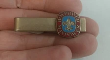 Vintage 1960 BOY SCOUTS TIE CLIP BOY POWER MAN POWER 