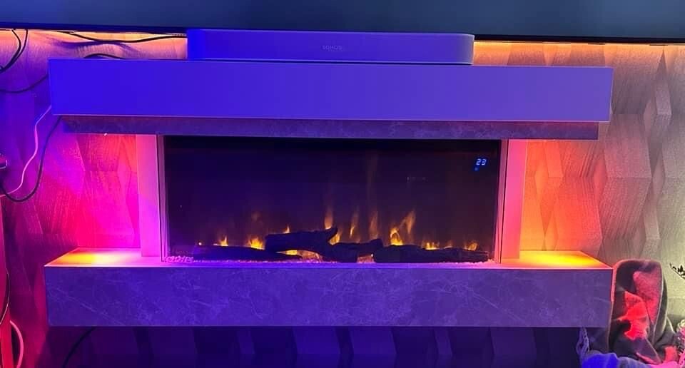 Wall Mounted Electric Fire eBay