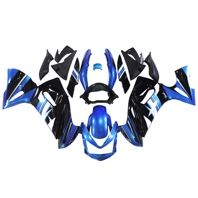 Blue Black Fairing Kit For Kawasaki ER-6F Ninja 650r 2006 2007 2008 ABS Bodywork