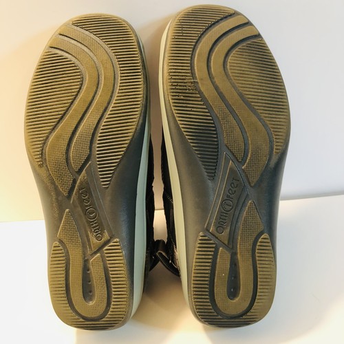 OrthoFeet 997 Verona Sandals Women’s X-WIDE Size 7.5 Pewter Silver 2E - Picture 9 of 11
