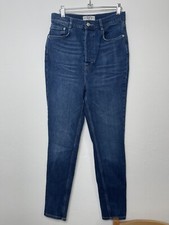 We The Free Free People Button-Fly High Waisted Skinny Jeans Womens 30
