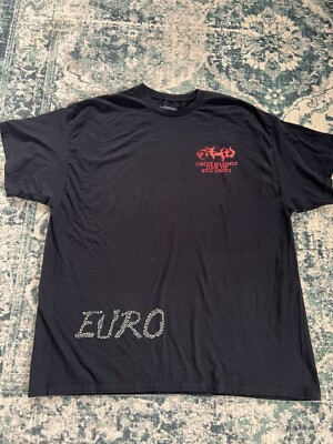 Travis Scott T-Shirt XL Circus Maximus Euro Tour VIP exclusive schwarz black