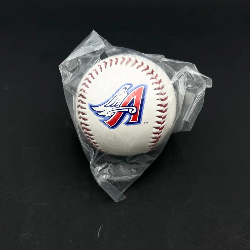 Anaheim California Angels Oficial MLB Béisbol Gene A Budig Rawlings Nuevo de Lote Antiguo en Bolsa Foto 3 de 4