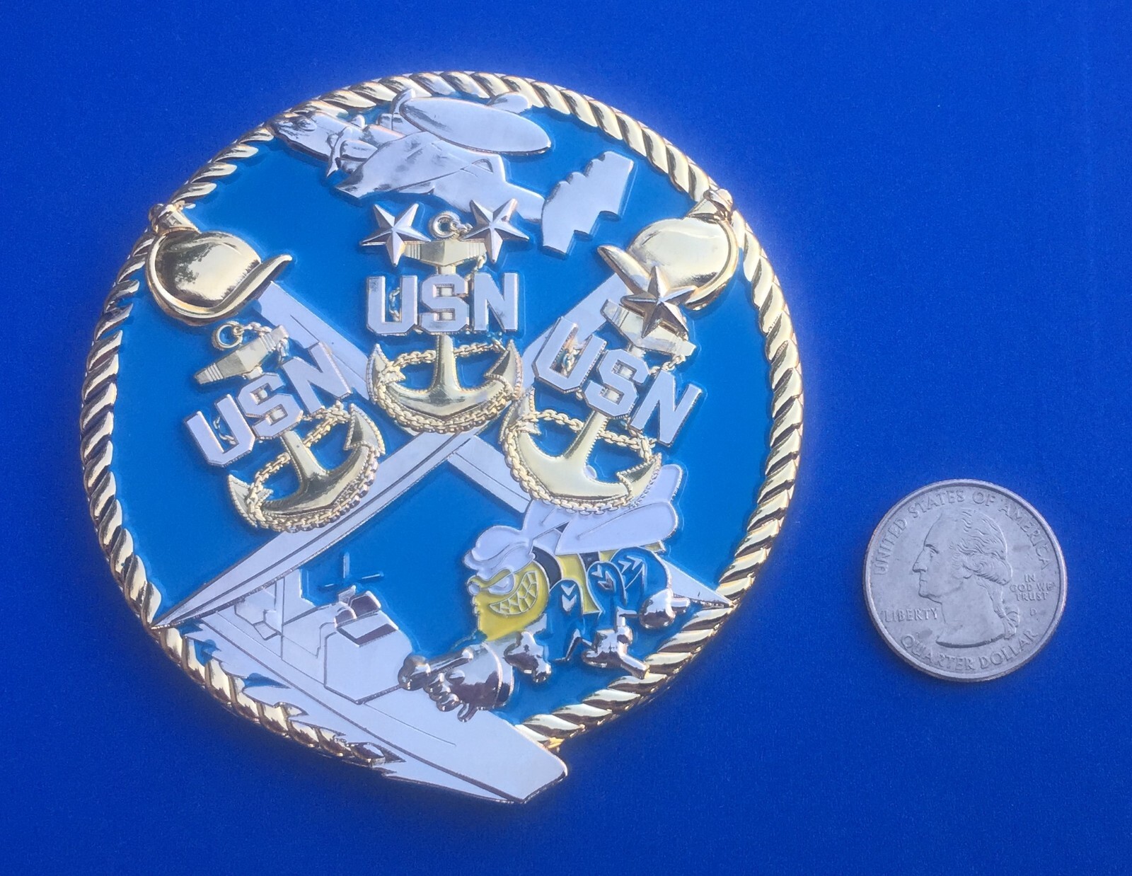 US NAVY CHALLENGE COIN - VENTURA COUNTY CHIEF / CPO