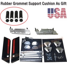 Hard Bag Saddlebag Hardware Black Latch Hinge Lock Kit For Harley Touring 93-13