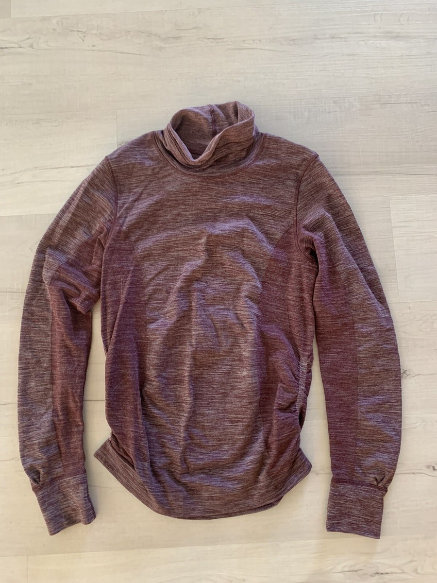 lululemon swiftly wool shirt turtleneck top warm Long Sleeve