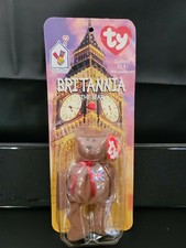Britannia The Bear-1997 McDonalds Ty Beanie Baby w/ Rare Errors 1993 OAKBROOK