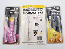 Feit Electric 500 Watt Double Ended - 120-130 V Lot Of 5 Bulbs