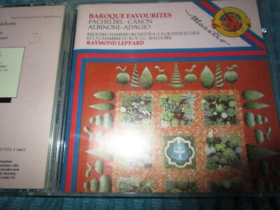 Baroque Favourites Raymond Leppard CBS Masterworks MYK 42548 CD Album