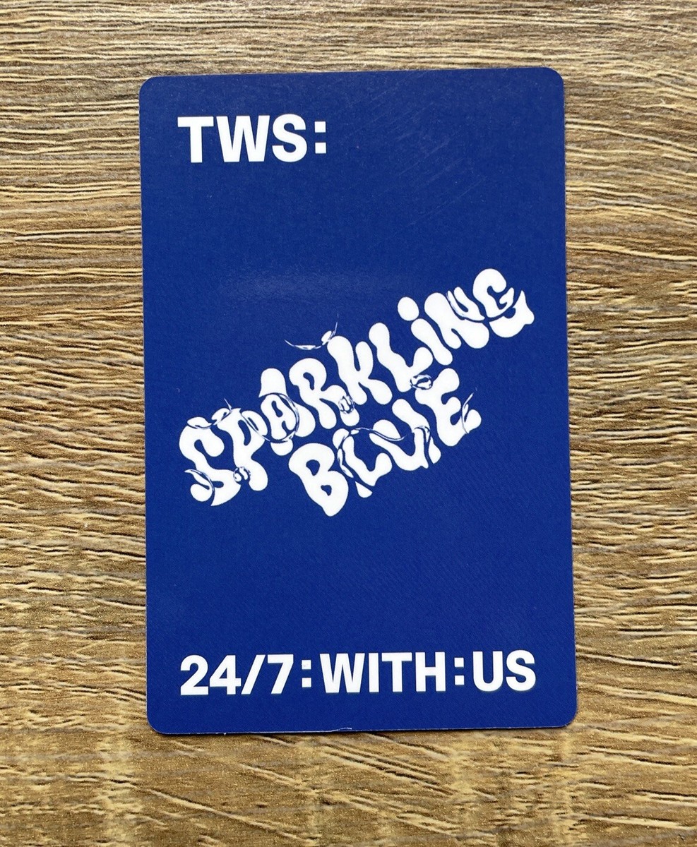 TWS Sparkling Blue Photocard Jihoon | eBay TWS Sparkling Blue Photocard Jihoon | eBay