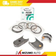 Anillos de pistón rodamientos de varilla principal aptos para furgoneta 85-89 Nissan 720 D21 2,4 L SOHC Z24 Z24i