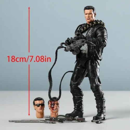 IN US! Terminator 2 Judgment Day T-800 New Action Figure Ultimate Deluxe Arnold - Picture 2 of 7
