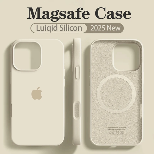 Original Liquid Silicone For Apple Magsafe iPhone 16 15 14 13 12 Pro Max Plus - Picture 37 of 38