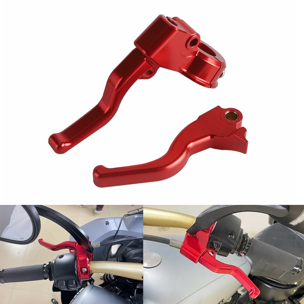 For Harley Dyna Fat Bob FXDF 2008-2017 Easier Pull Clutch & Brake Lever Aluminum