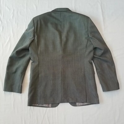Wollmischung Blazer Jacke Digel Jacket Schwarz Weiß Gefüttert Taschen Smart 44''L Brustumfang