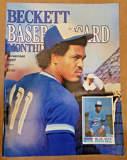 November 1987Beckett Baseball Card Magazine-Jorge Bell + George Brett /K Seitzer