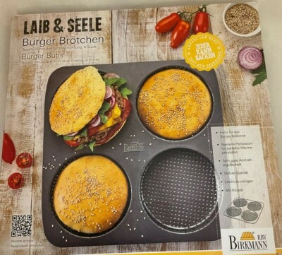 RBV BIRKMANN Burger Brötchenform / Blech Laib & Seele antihaft - 210387