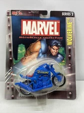 Marvel Wolverine X-Men Buff 'N Low Series 2 Die-Cast Motorcycle Toy NEW 