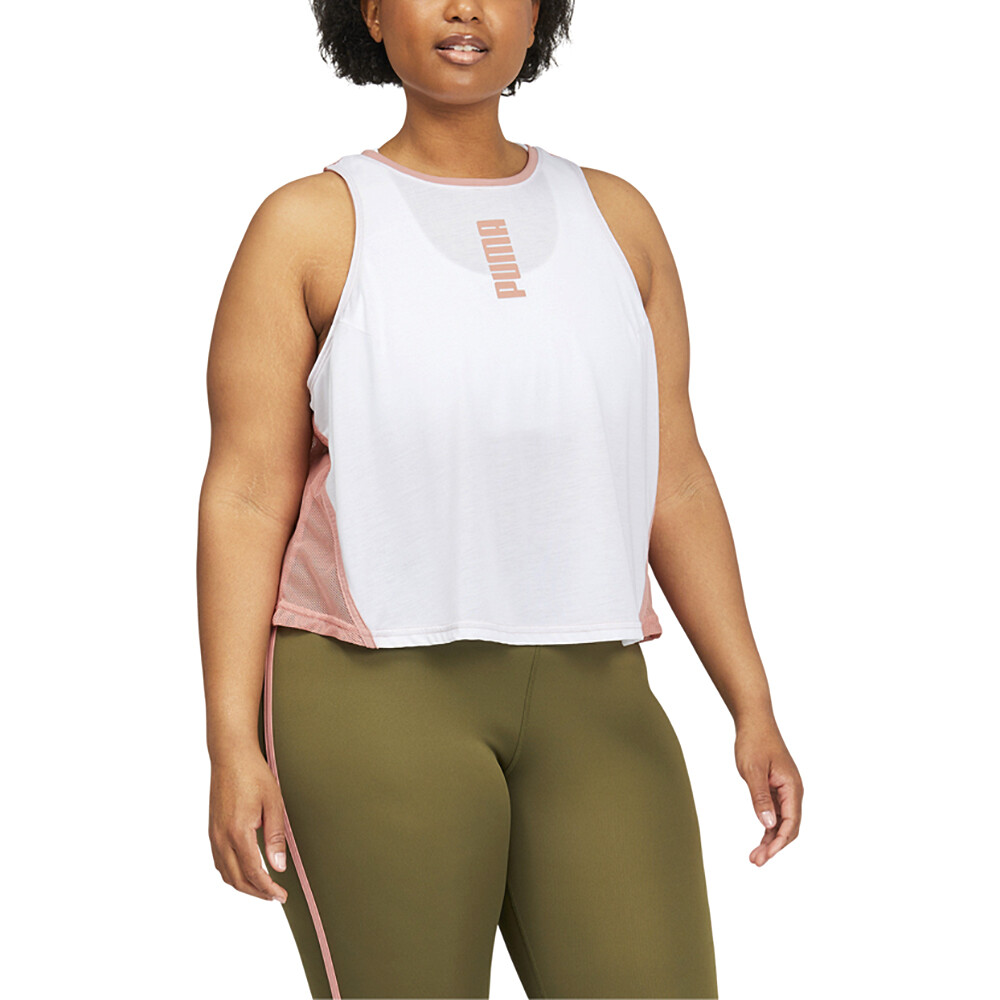 Puma Modern Sports Crew Neck Athletic Tank Top Pl Womens Size 3X  Casual  Athlet