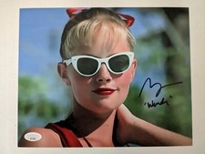 MARLEY SHELTON Signed 8x10 PHOTO Sandlot Wendy Peffercorn Inscription JSA COA Bk