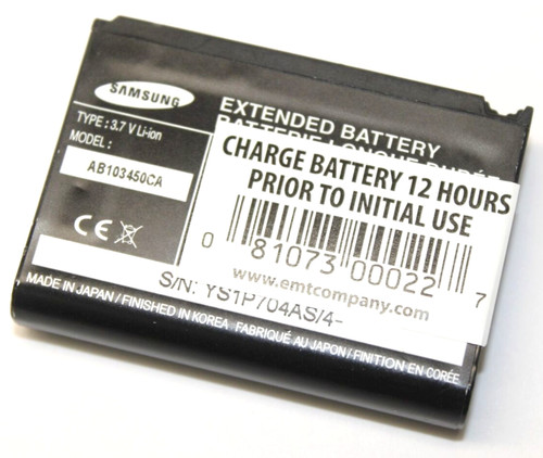 Samsung AB103450CA Replacement Extended Li-Ion Battery 3.7V for i907 i607 i325