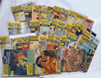 Classics Illustrated 1st editions - lot of 24 comics