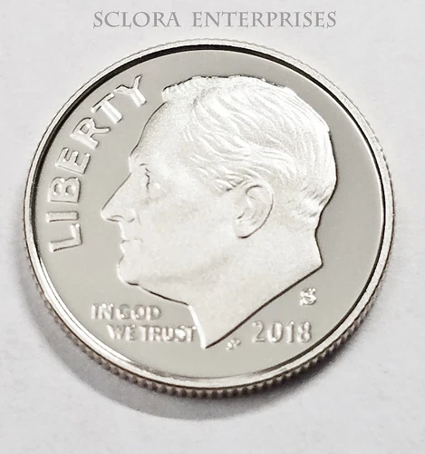 2018 S Roosevelt *90% SILVER PROOF* Dime  **FREE SHIPPING**