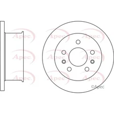 Apec Front Brake Disc DSK3036 - OE High Quality Precision Engineered Part