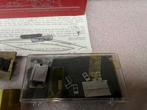 KEYSTONE HO 44 TON DIESEL SWITCHER ENGINE KIT BRASS /DIECAST - Picture 2 of 6