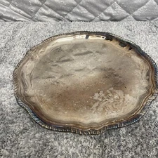 International Silver Co Platter 12” Made In The USA handcrafted Finest Quality